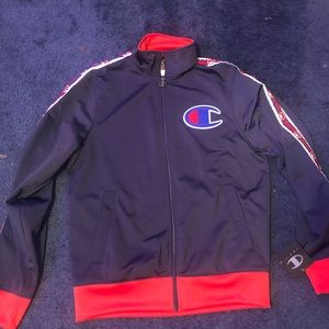 NWT Champion track logo tape jacket size medium